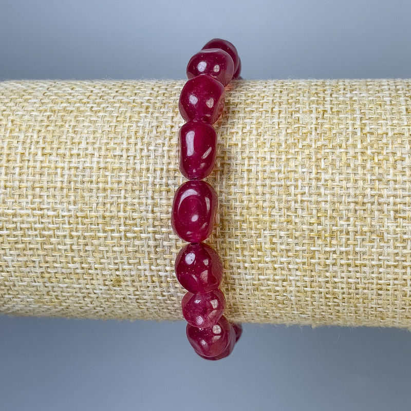 Brățară din cuarț tonat și turmalină artificială (fațetată), diametru 10×8 mm, lungime 18 cm +/-, pe elastic