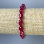 Brățară din cuarț tonat și turmalină artificială (fațetată), diametru 10×8 mm, lungime 18 cm +/-, pe elastic