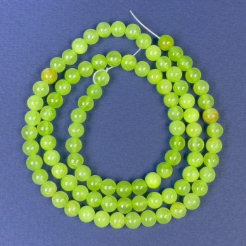 Mărgele din onix, bile netede, diametru 4,5 mm, lungime 40 cm, pe fir