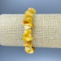 Brățară cu cioburi de chihlimbar, diametrul 10-16×4-7 mm, lungime 18 cm ±, pe bază elastică