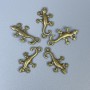 Pandantiv «Șopârlă», culoare bronz antic, dimensiuni 23x13x2 mm, gaură de aproximativ 2 mm, ambalare 12 buc.