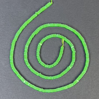 Mărgele din varizit, rondel pătrat, 2,5×1 mm, pe șnur, lungime 39 cm