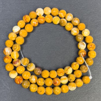 Mărgele de onix, formă sferică netedă, diametru 8,5 mm, gaură aproximativ 1,5 mm, lungime 38 cm