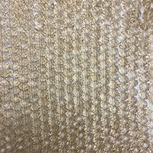 Mărgele de chihlimbar din cristal cehesc pe fir, rondel transparent tăiat, diametrul 8x6 mm + -, lungime 40–41 cm +