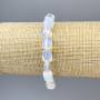 Brățară cu piatră lunară, fațetată, diametru 11×8 mm, lungime 18 cm, elastică