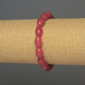 Brățară din turmalin granule, diametru 12x8 mm, lungime 18 cm, pe elastic