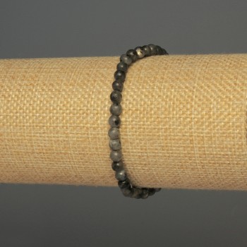 Браслет Лаврикіт гладка кулька, діаметр 4, 5мм+-, довжина 18см+- стрейч