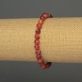 Brățară din agat cu mărgele netede, diametrul 6 mm, lungime aproximativă 18 cm, pe elastic
