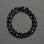 Mărgele de agat, formă bob, diametrul 9×6 mm, pe fir, lungime 39 cm+