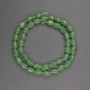 Mărgele de nefrit fațetate, diametrul 6×9 mm, lungime 38 cm