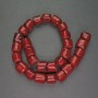 Mărgele din coral roșu natural, tăietură cu fațete, diametru 15×15 mm, lungime 40 cm