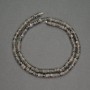 Mărgele din labradorit rondel, diametrul 4×2 mm, lungime 38 cm