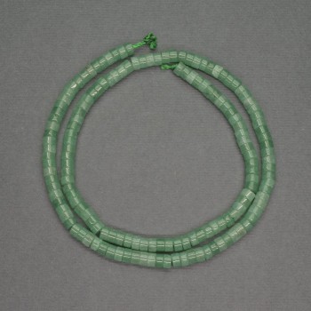 Mărgele din jad natural rondel, dimensiune 4x2 mm, lungime 38 cm+-