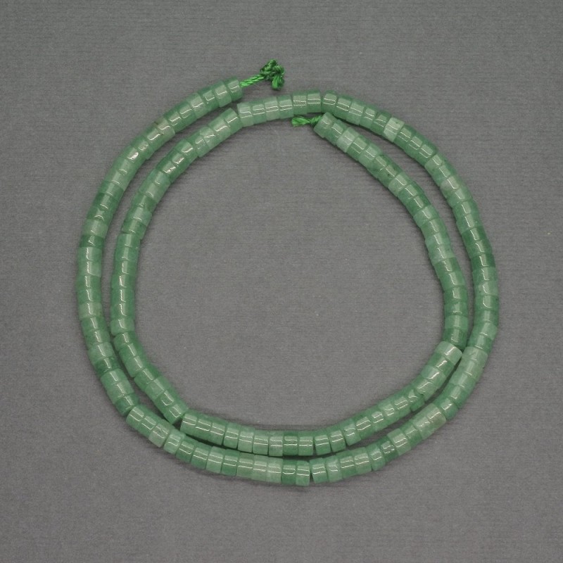 Mărgele din jad natural rondel, dimensiune 4x2 mm, lungime 38 cm+-