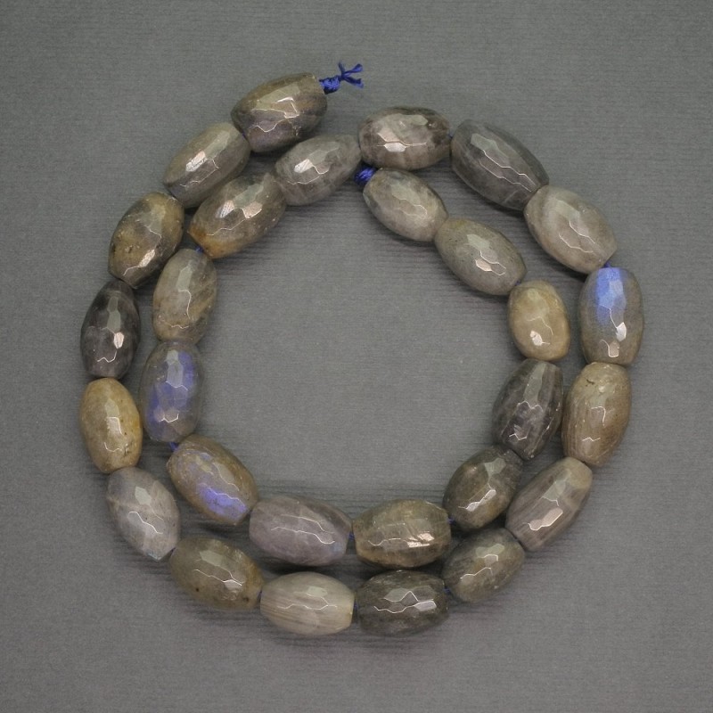 Mărgele din labradorit natural, barilă tăiată, diametrul 10×15 mm, lungime 40 cm ±