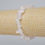Brățară din fragmente de cristal de munte, dimensiuni 5–12×2–5 mm, lungime 18 cm, pe bază elastică
