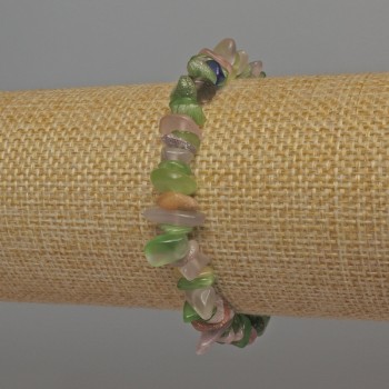 Браслет Асорті крихта, діаметр 6-12х2-4мм+-, довжина 18мм+- стрейч