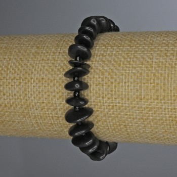 Brățară din agat și mărgele pe elastic, 18 cm