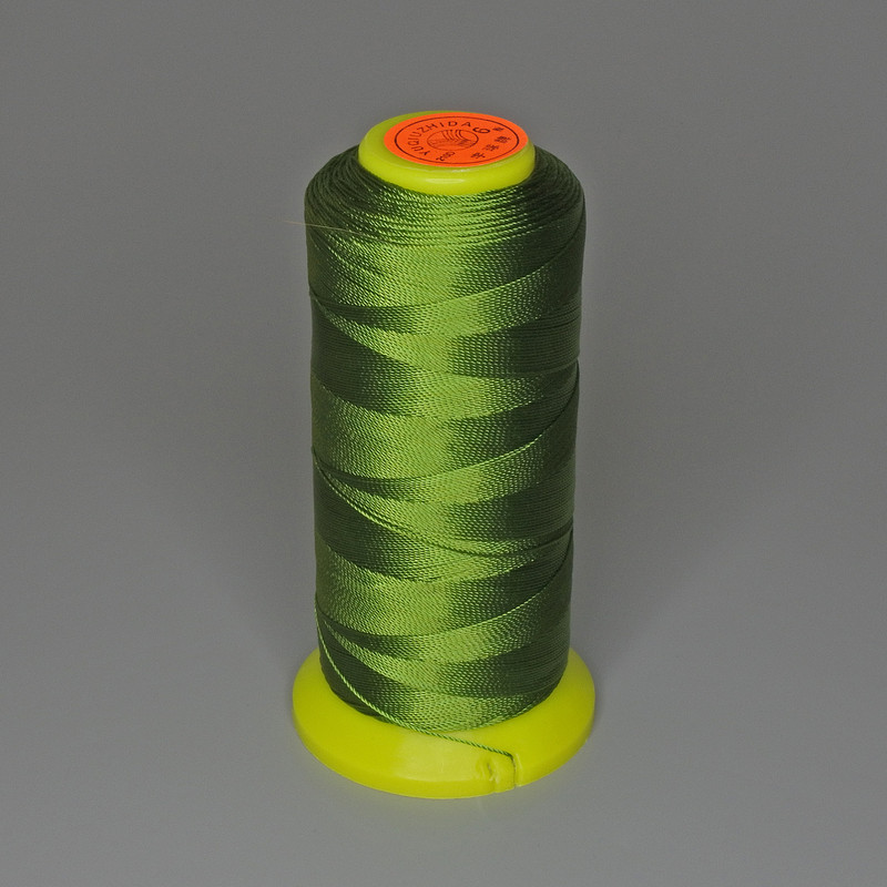Bobină cu fir capron verde pentru handmade, diametrul 0,6 mm