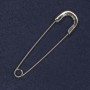 Broșă-pin 20x77 mm, metal argintiu