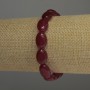 Brățară cu turmalin, ovală, diametrul 14×10 mm, lungimea 18 cm, pe elastic