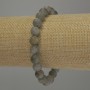 Brățară din labradorit, bile netede, diametru 8 mm, lungime 18 cm, extensibilă