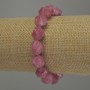 Brățară cu turmalin, forme multifacetate, diametrul 12x10 mm, lungimea 18 cm, pe elastic