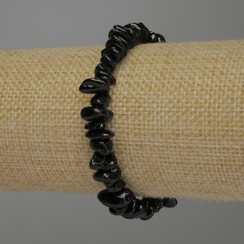 Brățară din agat, fragmente, diametru 6-12×3-6 mm, lungime 18 cm, elastică