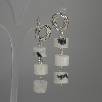 Cercei cu adular rondelle, diametrul 10x7 mm, lungimea 50 mm +-