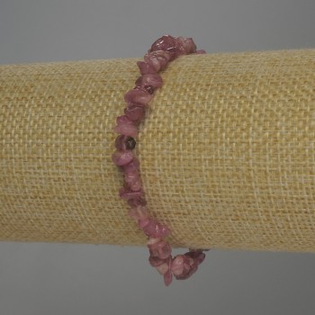 Brățară cu turmalin mărunțit, diametru 4-7×2 mm, lungime 18 cm, elastic