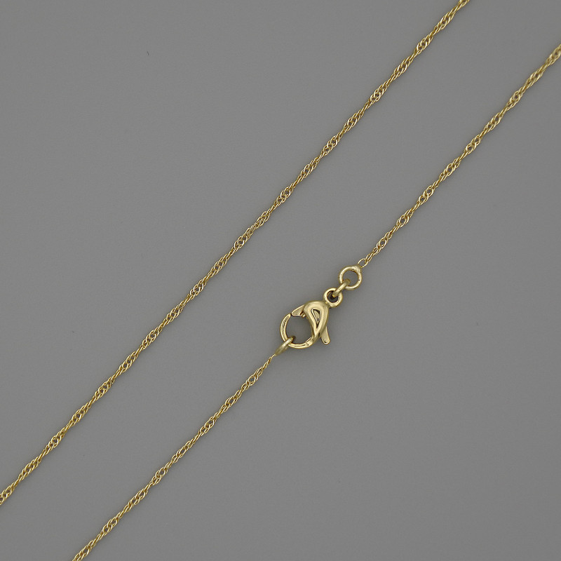 Lanț Xuping placat cu aur 18K, grosime 0,5 mm, lungime 44 cm