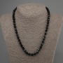 Colier cu mărgele de agat tăiate cub, diametrul de aproximativ 7 mm, lungimea de aproximativ 50 mm, cu închizătoare