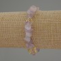 Brățară cu cioburi de ametist, diametru 6–12×2,5 mm, lungime 18 cm, elastică
