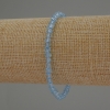 Brățară din topaz natural, cub tăiat, diametrul aproximativ 4×4 mm, lungime 18 cm, elastică