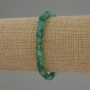 Brățară din agată fațetată în cuburi, diametru cuburi 5 mm, lungime 18 cm, elastică