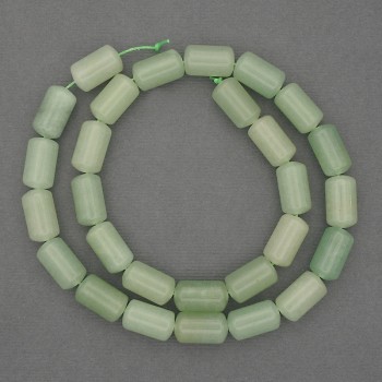 Mărgele din nefrit natural cilindru, diametru 14×8 mm, lungime 39 cm+