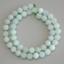 Mărgele din angelit, sferă tăiată, diametru de 8 mm ±, lungime 38 cm ±