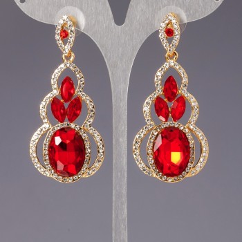 Cercei cu cristale «Linda»