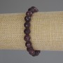 Brățară din turmalin, mărgele facetate, diametrul de 8 mm, lungime 18 cm (elastică)