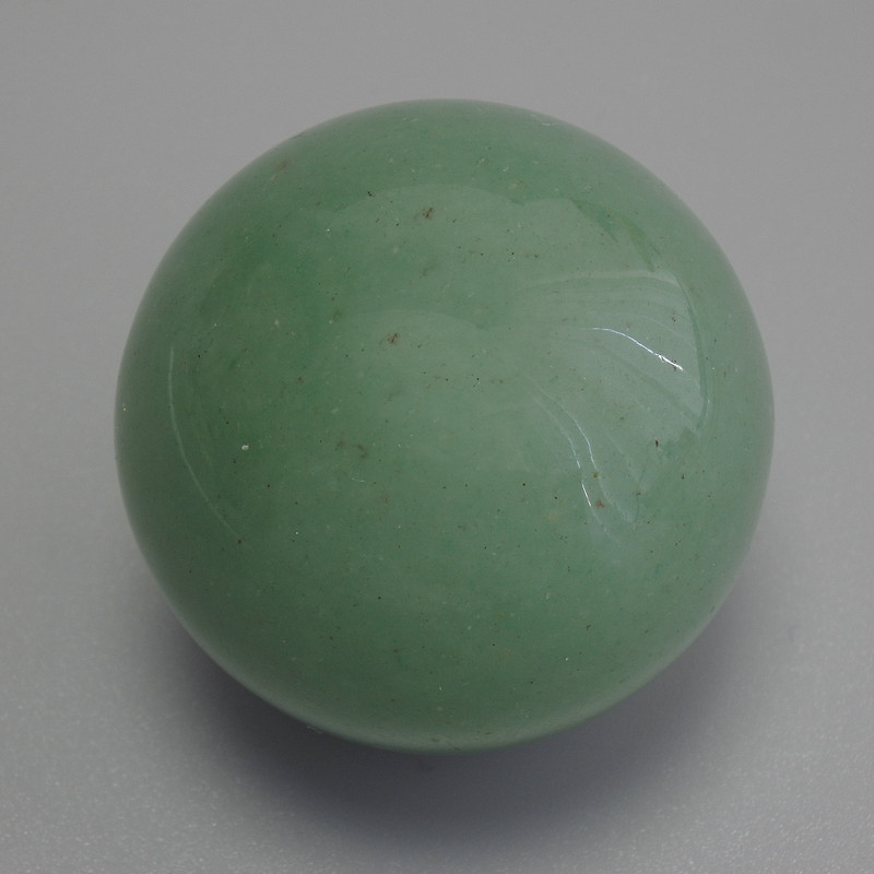 Bilă suvenir din nefrit natural, diametrul de 30 mm+