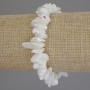 Brățară din fragmente de sidef, diametrul 8-12×3-5 mm, lungime 18 cm (elastic)
