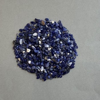 Cioburi de sodalit natural fără gaură 3-4x4-6 mm (pentru 100 g)
