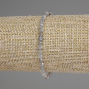 Браслет Лабрадор гранована кулька, діаметр 4мм+-, довжина 18см+- стрейч