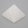 Piramidă suvenir din piatră naturală - cristal de munte, lungime 38x38 mm, lățime 33 mm