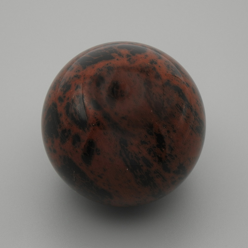 Bilă suvenir din obsidian, diametru de 40 mm+