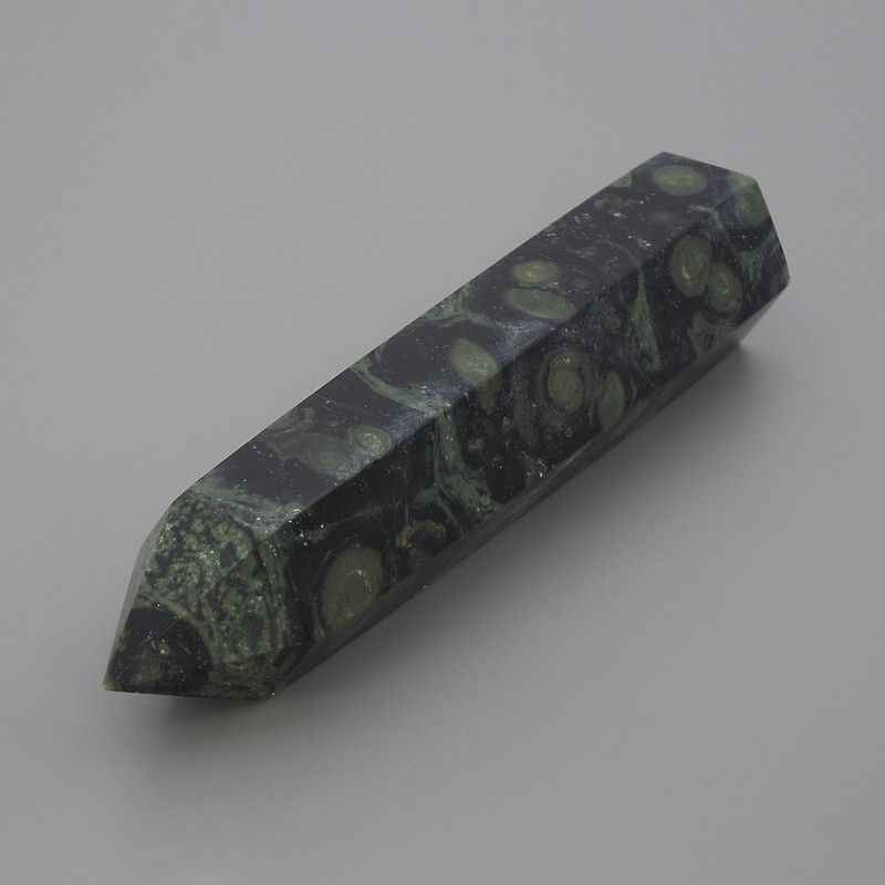 Creion suvenir din jasper oceanic 98x20mm +/- asortiment de dimensiuni (la 100 g)
