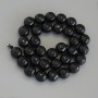 Mărgele din agat, fațetate, diametrul 11,5 mm ± pe șnur, lungime 36 cm+