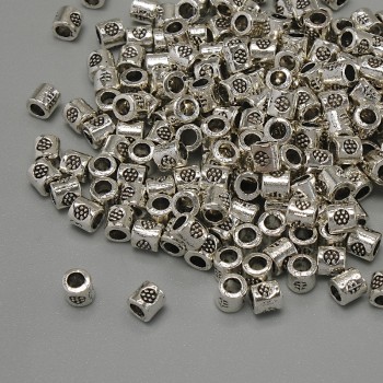 Inserție pentru mărgele argintii, diametru 3×3 mm, gaură ~2 mm, ambalare 20 g (~195 buc.)