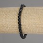Brățară din agat cu cuburi fațetate, diametrul cuburilor 5x5 mm, lungime 18 cm, pe elastic