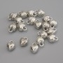 Pandantiv inimă, culoare argintie metal, diametrul 9×7 mm, ambalaj 18 buc.